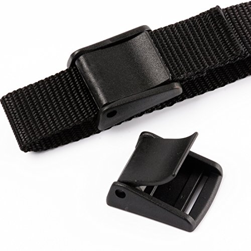 Due Emme 2M 2 Stck. Klemmschnalle/Klappschnalle Fan aus Nylon für 25mm Gurtband von Due Emme 2M