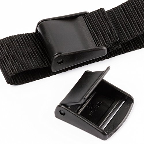 Due Emme 2M 2 Stck. Klemmschnalle/Klappschnalle Fan aus Nylon für 40mm Gurtband von Due Emme 2M