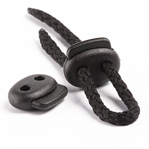 Due Emme 2M 5 Stck. Flacher 2-Loch Kordelstopper Double S/M aus Nylon für 2-3mm Kordel Due Emme 2M 5 Stck. Flacher 2-Loch Kordelstopper Double S/M aus Nylon für 2-3mm Kordel von Due Emme 2M