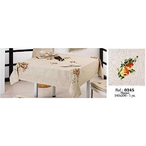Duffi Home Tischdecke, Bestickt, Natur, 140 x 140 cm Duffi Home Tischdecke, Bestickt, Natur, 140 x 140 cm von Duffi Home