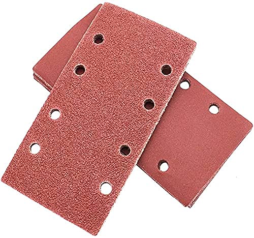 50 Stück Schleifpapier Rechteckig, Sandpapier 93 x 185 mm P40 P60 P80 P100 P120 Körnung, Schleifblätter Klett für Holz Metall Schleifpads für Schwingschleifer 50 Stück Schleifpapier Rechteckig, Sandpapier 93 x 185 mm P40 P60 P80 P100 P120 Körnung, Schleifblätter Klett für Holz Metall Schleifpads für Schwingschleifer von Dulcicasa
