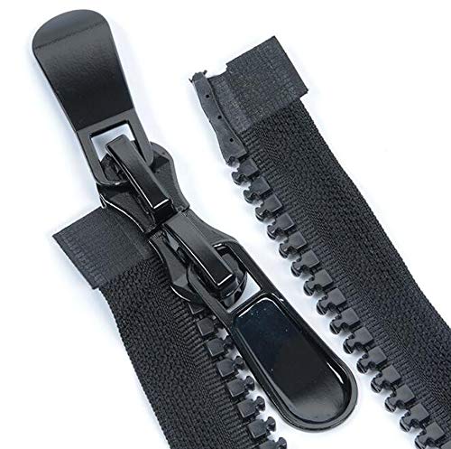 Zip Double zip Locking Double zip Down chain Bag chain repair DIY Sewing Handmade material Black Open zip Repair zip Replacement zip Zip Double zip Locking Double zip Down chain Bag chain repair DIY Sewing Handmade material Black Open zip Repair zip Replacement zip von Dulcicasa