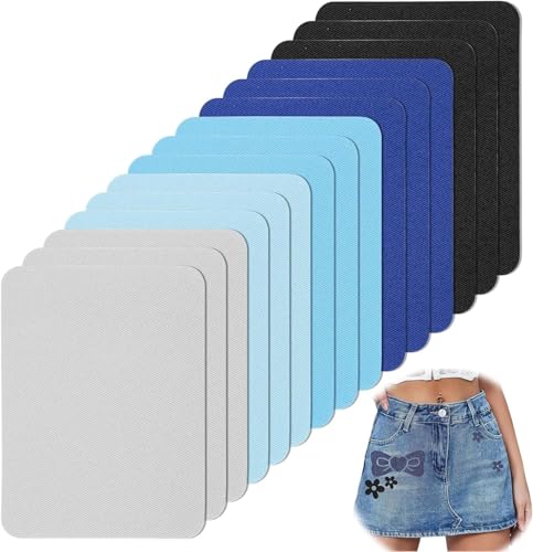 Reparatur-Set für Jeans – 15 Aufbügler in 5 Farben, hochwertige Patches für schnelle und dauerhafte Reparatur, selbstklebend, waschbar und bequem Reparatur-Set für Jeans – 15 Aufbügler in 5 Farben, hochwertige Patches für schnelle und dauerhafte Reparatur, selbstklebend, waschbar und bequem von Dumhuts