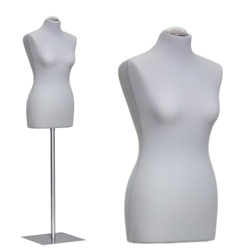 DummyDoll Schneiderpuppe weiblich Größe 34/36, Überzug Silbergrau, Fuß Metallplatte Silbergrau + Kappe DummyDoll Schneiderpuppe weiblich Größe 34/36, Überzug Silbergrau, Fuß Metallplatte Silbergrau + Kappe von DummyDoll