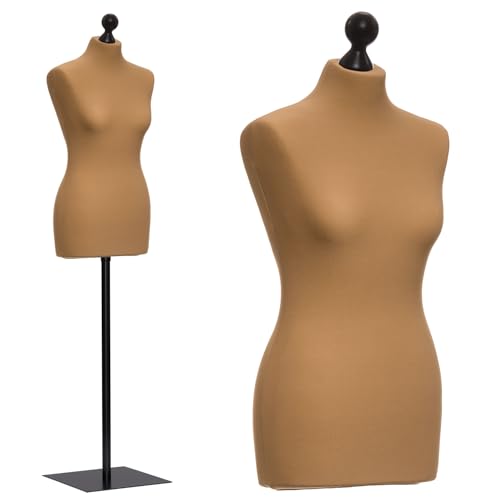 DummyDoll Schneiderpuppe weiblich Größe 46/48, Überzug Haut/Gold, Fuß Metallplatte + Knauf schwarz DummyDoll Schneiderpuppe weiblich Größe 46/48, Überzug Haut/Gold, Fuß Metallplatte + Knauf schwarz von DummyDoll