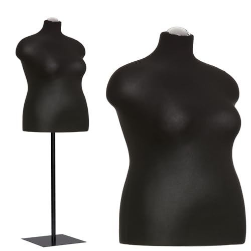 DummyDoll Schneiderpuppe weiblich Größe 48/50, Überzug schwarz, Fuß Metallplatte schwarz + Kappe DummyDoll Schneiderpuppe weiblich Größe 48/50, Überzug schwarz, Fuß Metallplatte schwarz + Kappe von DummyDoll
