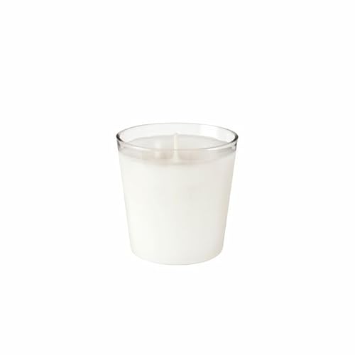 30x Duni Switch & Shine Nachfüller für Kerzenglas Ø 6,5 cm 25 Std. Weiß Stearin von Duni