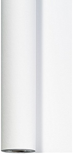 Duni Bierzelt Tischdeckenrolle aus Dunicel Uni weiß, 90 cm x 40 m von Duni