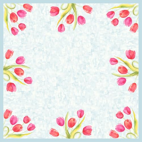 Duni Dunicel Mitteldecken Painted Tulips 84x84cm Duni Dunicel Mitteldecken Painted Tulips 84x84cm von Duni