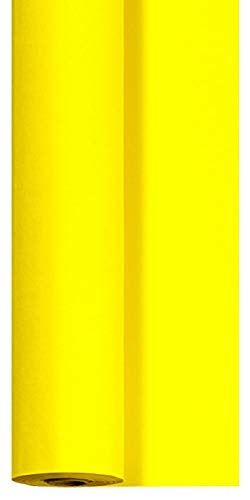 Duni Dunicel Tischdeckenrolle Gelb 1,18 m x 25 m, Tischdecke gelb von Duni