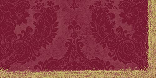 Duni Dunisilk®+ Mitteldecken 84 x 84 cm Royal Bordeaux, 20 Stück von Duni