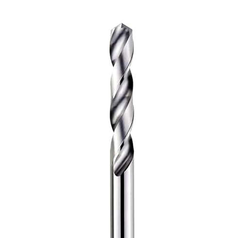 Dunxiles 1 Stück Vollhartmetall-Spiralbohrer mit parallelem Schaft, allgemeiner Stub für CNC-Bohrmaschinen, Metall, Stahl, Eisen, Loch (Farbe: BF2045, helles Finish, Größe: 15,9 mm) von Dunxiles