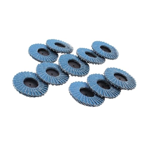Dunxiles 10 Stück 2-Zoll-Fächerscheibe für Polierpadplatte, Körnung 40, 60, 80, 120, 50 mm, Schleifpapier, Schleifscheibe, Schleifrad, Schleifwerkzeug, Schleifwerkzeuge Dunxiles 10 Stück 2-Zoll-Fächerscheibe für Polierpadplatte, Körnung 40, 60, 80, 120, 50 mm, Schleifpapier, Schleifscheibe, Schleifrad, Schleifwerkzeug, Schleifwerkzeuge von Dunxiles