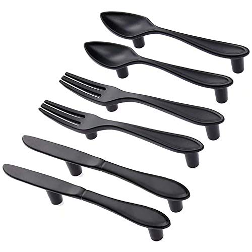 Dunxiles 2 Set x 3/6 Stück Türknauf, Zinklegierung, Griffe, kreativer Griff, Schubladengriff, Schlafzimmerschrankknöpfe, Griff, Möbelgriff, Schrankschublade, Kleiderschrank, Hardware-Zubehör von Dunxiles