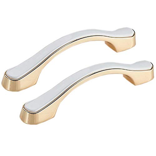 Dunxiles 2 Stück Klassische Schubladengriffe, Zugknöpfe, Bogengriffe, Heimdekoration, Hardware-Zubehör, Schubladenknöpfe aus Zinklegierung, Möbelknöpfe, Kommodenknöpfe, Hardware-Zubehör von Dunxiles