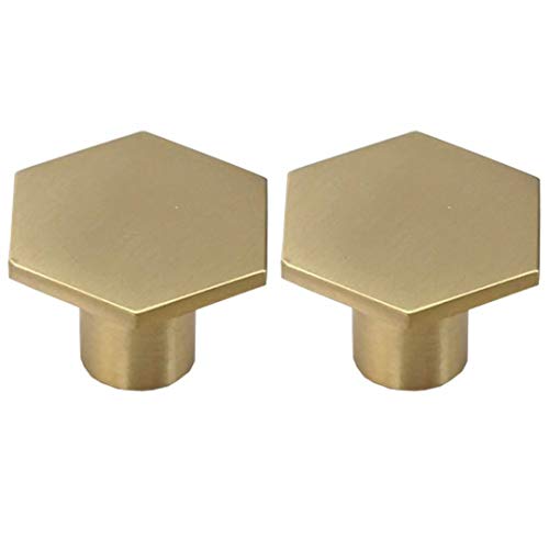 Dunxiles 2 Stück Schrankknöpfe, Zuggriff für Küche, massiver Schrank, Möbelgriff, reines Kupfer, Knöpfe für Kleiderschrank, Bar, Schublade, Hardware-Zubehör Dunxiles 2 Stück Schrankknöpfe, Zuggriff für Küche, massiver Schrank, Möbelgriff, reines Kupfer, Knöpfe für Kleiderschrank, Bar, Schublade, Hardware-Zubehör von Dunxiles