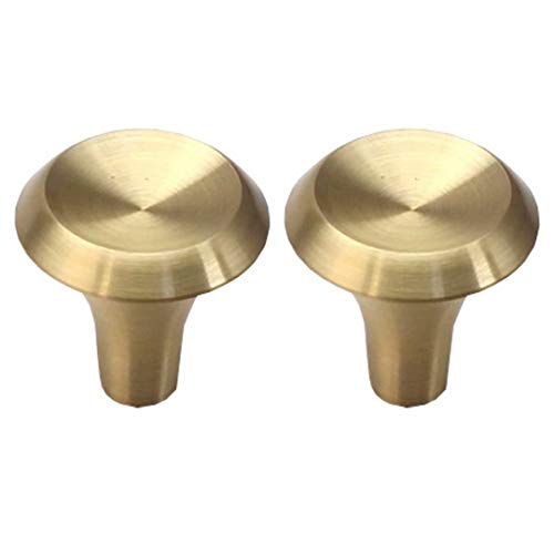 Dunxiles 2 Stück Schrankknöpfe, Zuggriff für Küche, massiver Schrank, Möbelgriff, reines Kupfer, Knöpfe für Kleiderschrank, Bar, Schublade, Hardware-Zubehör Dunxiles 2 Stück Schrankknöpfe, Zuggriff für Küche, massiver Schrank, Möbelgriff, reines Kupfer, Knöpfe für Kleiderschrank, Bar, Schublade, Hardware-Zubehör von Dunxiles