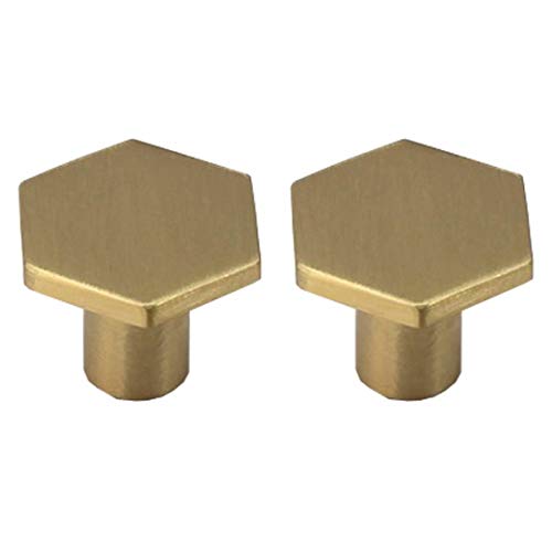 Dunxiles 2 Stück Schrankknöpfe, Zuggriff für Küche, massiver Schrank, Möbelgriff, reines Kupfer, Knöpfe für Kleiderschrank, Bar, Schublade, Hardware-Zubehör Dunxiles 2 Stück Schrankknöpfe, Zuggriff für Küche, massiver Schrank, Möbelgriff, reines Kupfer, Knöpfe für Kleiderschrank, Bar, Schublade, Hardware-Zubehör von Dunxiles