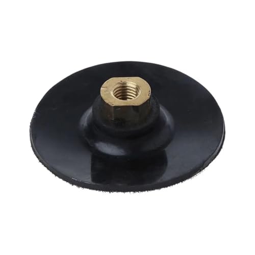 Dunxiles 3" 4'' M10 M14 M16 Schleif- Und Schruppscheiben Auf Gummibasis mit Klett-Stützteller, Schleifwerkzeuge von Dunxiles