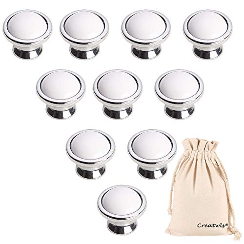 Dunxiles Hochwertige Möbelgriffe, Schrankknöpfe, Kleiderschranktürgriffe, Kommodenschubladengriffe, Einzelloch/Lochabstand 96 mm/128 mm – 10 Stück, Hardware-Zubehör von Dunxiles