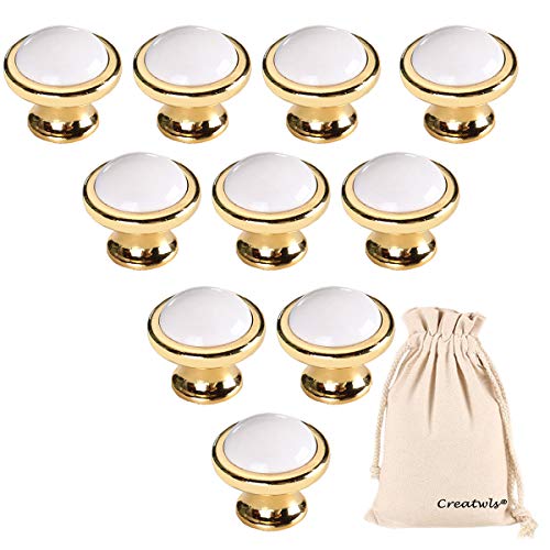 Dunxiles Hochwertige Möbelgriffe, Schrankknöpfe, Kleiderschranktürgriffe, Kommodenschubladengriffe, Einzelloch/Lochabstand 96 mm/128 mm – 10 Stück, Hardware-Zubehör von Dunxiles