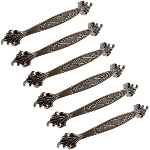 Dunxiles Möbelgriffe, Schrankknöpfe und -Griffe, Kleiderschranktürgriffe, Kommodenschubladengriffe, Küchenschrankgriffe, Lochabstand 96 mm/128 mm, 6 Stück, Hardware-Zubehör Dunxiles Möbelgriffe, Schrankknöpfe und -Griffe, Kleiderschranktürgriffe, Kommodenschubladengriffe, Küchenschrankgriffe, Lochabstand 96 mm/128 mm, 6 Stück, Hardware-Zubehör von Dunxiles
