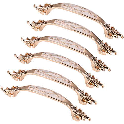 Dunxiles Möbelgriffe, Schrankknöpfe und -Griffe, Kleiderschranktürgriffe, Kommodenschubladengriffe, Küchenschrankgriffe, Lochabstand 96 mm/128 mm, 6 Stück, Hardware-Zubehör Dunxiles Möbelgriffe, Schrankknöpfe und -Griffe, Kleiderschranktürgriffe, Kommodenschubladengriffe, Küchenschrankgriffe, Lochabstand 96 mm/128 mm, 6 Stück, Hardware-Zubehör von Dunxiles
