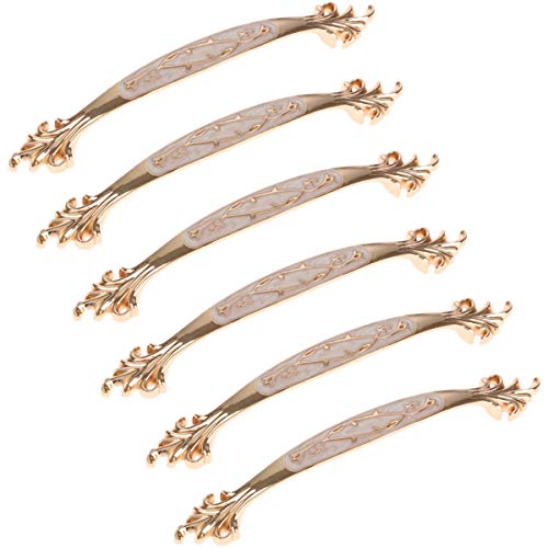 Dunxiles Möbelgriffe, Schrankknöpfe und -Griffe, Kleiderschranktürgriffe, Kommodenschubladengriffe, Küchenschrankgriffe, Lochabstand 96 mm/128 mm, 6 Stück, Hardware-Zubehör Dunxiles Möbelgriffe, Schrankknöpfe und -Griffe, Kleiderschranktürgriffe, Kommodenschubladengriffe, Küchenschrankgriffe, Lochabstand 96 mm/128 mm, 6 Stück, Hardware-Zubehör von Dunxiles