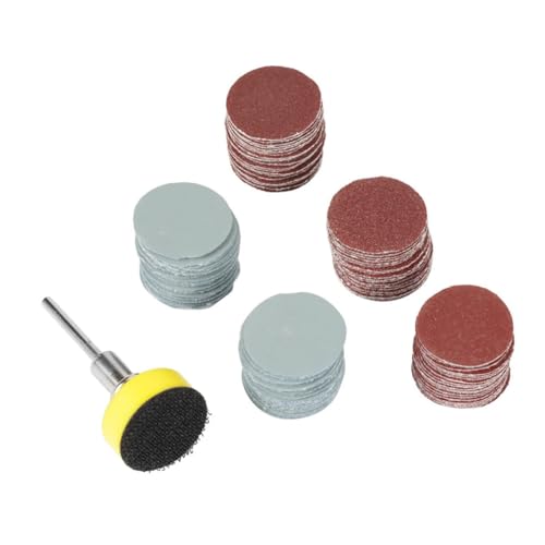 100 Stück Schleifpapier Klett 25mm Körnung je 100 180 240 1500 3000 mit 1 Stück Polierpad Adapter, Schleifscheiben Pad Kit, Schleifaufsatz für Akkuschraube 100 Stück Schleifpapier Klett 25mm Körnung je 100 180 240 1500 3000 mit 1 Stück Polierpad Adapter, Schleifscheiben Pad Kit, Schleifaufsatz für Akkuschraube von Duokon