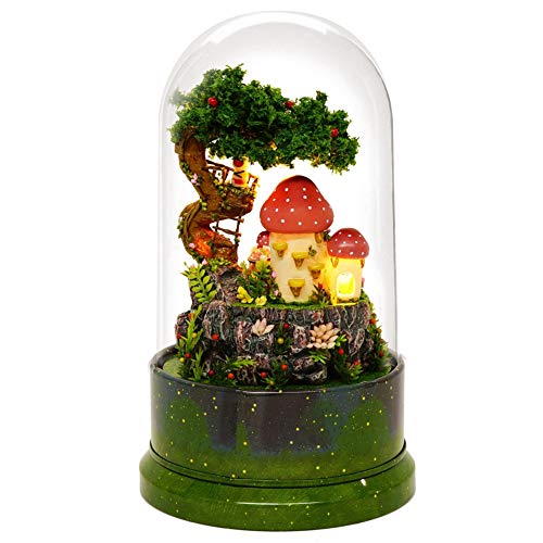 DIY Miniatur Puppenhaus Modell mit Staubschutz drehen Spieluhr Gartentagebuch DIY Miniatur Puppenhaus Modell mit Staubschutz drehen Spieluhr Gartentagebuch von Duokon