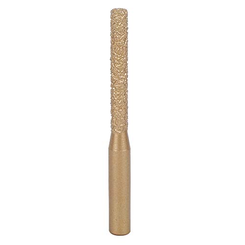 Granit-Fräser, Diamant-Fräser, Gelöteter Diamant-Profilrad-Fräser, Goldener Gerader Schaft für Quarzstein-Marmor-Nahtmesser(6.35*5*65mm) von Duokon