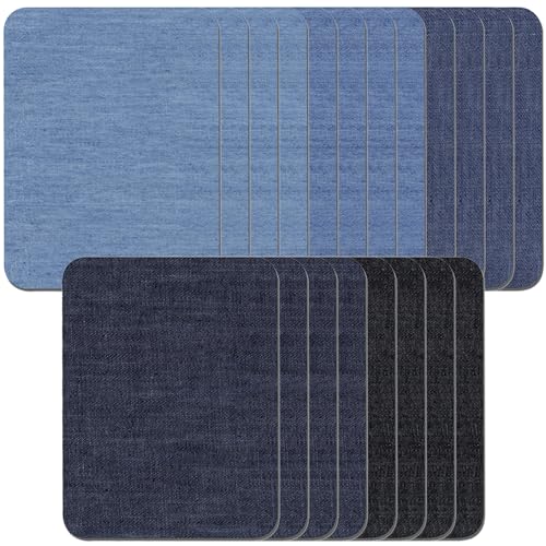 Duoleimi Bügelflicken – Jeans-Patches zum Bügeln innen und außen, selbstklebend, 5 Farben, 9,5x12,5 cm – Flicken zum Aufbügeln für Jeans & Textilien Duoleimi Bügelflicken – Jeans-Patches zum Bügeln innen und außen, selbstklebend, 5 Farben, 9,5x12,5 cm – Flicken zum Aufbügeln für Jeans & Textilien von Duoleimi