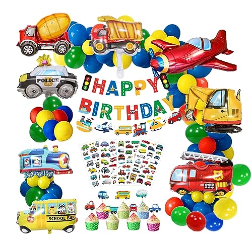 Bagger Luftballons Transport Folienballons Fahrzeuge Alles Gute zum Geburtstag Banner Kuchen Topper für Kindergeburtstag Deko Bagger Luftballons Transport Folienballons Fahrzeuge Alles Gute zum Geburtstag Banner Kuchen Topper für Kindergeburtstag Deko von Duonome