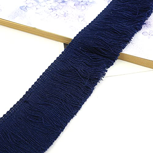 1 Meter 5cm Quaste Fransenborte Fransenband Schnittfranse Dekoband Zierband Dekoborte Tanzfransen Nähzubehör für Kleidung,Kostüme,DIY Nähen,Gardinen,Tischdecken,Tischläufer,Dekoration,Navy blau 1 Meter 5cm Quaste Fransenborte Fransenband Schnittfranse Dekoband Zierband Dekoborte Tanzfransen Nähzubehör für Kleidung,Kostüme,DIY Nähen,Gardinen,Tischdecken,Tischläufer,Dekoration,Navy blau von Duories