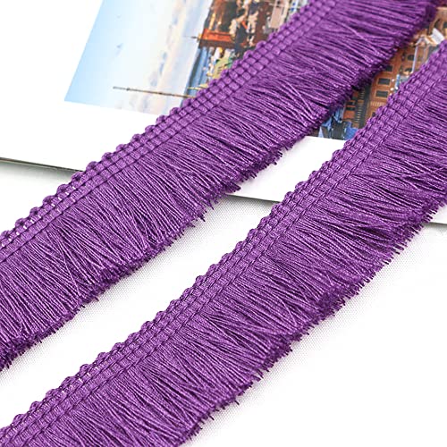 1 Meters 2.5cm Quaste Fransenborte Fransenband Schnittfranse Dekoband Zierband Dekoborte Tanzfransen Nähzubehör für Kleidung,Kostüme,DIY Nähen,Gardinen,Tischdecken,Tischläufer,Dekoration,Dunkelviolett 1 Meters 2.5cm Quaste Fransenborte Fransenband Schnittfranse Dekoband Zierband Dekoborte Tanzfransen Nähzubehör für Kleidung,Kostüme,DIY Nähen,Gardinen,Tischdecken,Tischläufer,Dekoration,Dunkelviolett von Duories
