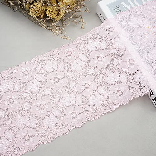 1 Yard Elastizität Spitzenband Spitzenbordüre,16cm Bunte Spitzen-Blumen Borte Dekoband Zierspitze Zierband Spitzenstoff Spitzenborte zum Nähen Deko für Kleidung Unterwäsche Tischdeko,Rosa 1 Yard Elastizität Spitzenband Spitzenbordüre,16cm Bunte Spitzen-Blumen Borte Dekoband Zierspitze Zierband Spitzenstoff Spitzenborte zum Nähen Deko für Kleidung Unterwäsche Tischdeko,Rosa von Duories