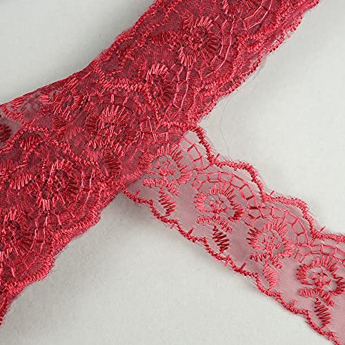 10 Yard Bestickte Spitzenbordüre Spitzenbesatz Stoff Spitzenband,Geschenkband Spitze Band Meterware,Spitzenborte Zum DIY Basteln Nähen Weihnachten Hochzeit Party Deko Blumen Geschenkverpackung,Weinrot 10 Yard Bestickte Spitzenbordüre Spitzenbesatz Stoff Spitzenband,Geschenkband Spitze Band Meterware,Spitzenborte Zum DIY Basteln Nähen Weihnachten Hochzeit Party Deko Blumen Geschenkverpackung,Weinrot von Duories