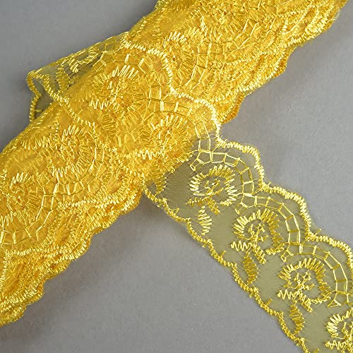 10 Yard Bestickte Spitzenbordüre Spitzenbesatz Stoff Spitzenband,Geschenkband Spitze Band Meterware,Spitzenborte Zum DIY Basteln Nähen Weihnachten Hochzeit Party Deko Blumen Geschenkverpackung,Gelb 10 Yard Bestickte Spitzenbordüre Spitzenbesatz Stoff Spitzenband,Geschenkband Spitze Band Meterware,Spitzenborte Zum DIY Basteln Nähen Weihnachten Hochzeit Party Deko Blumen Geschenkverpackung,Gelb von Duories