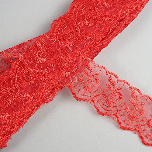 10 Yard Bestickte Spitzenbordüre Spitzenbesatz Stoff Spitzenband,Geschenkband Spitze Band Meterware,Spitzenborte Zum DIY Basteln Nähen Weihnachten Hochzeit Party Deko Blumen Geschenkverpackung,Rot 10 Yard Bestickte Spitzenbordüre Spitzenbesatz Stoff Spitzenband,Geschenkband Spitze Band Meterware,Spitzenborte Zum DIY Basteln Nähen Weihnachten Hochzeit Party Deko Blumen Geschenkverpackung,Rot von Duories
