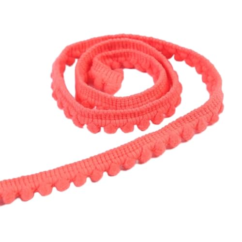10 Yards 10mm Mini-Pomponborte zum Basteln, Bommelborte Dekoband Bommelband,Pomponband Fransenborte Spitzenband Zierband Dekoborte Pompons Borte zum Nähen,DIY Basteln Apparel Kleidung,Wassermelonenrot 10 Yards 10mm Mini-Pomponborte zum Basteln, Bommelborte Dekoband Bommelband,Pomponband Fransenborte Spitzenband Zierband Dekoborte Pompons Borte zum Nähen,DIY Basteln Apparel Kleidung,Wassermelonenrot von Duories