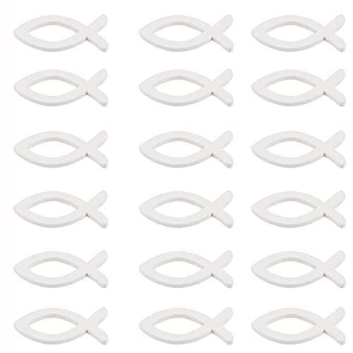 100 Stück Holz Fische Verzierung Konfirmation Fisch Deko Holzfisch Streudeko Junge Mädchen Taufe Tischdeko für DIY Basteln Weihnachten Geburtstag Kommunion Dekorieren, 4cm x 1.8cm 100 Stück Holz Fische Verzierung Konfirmation Fisch Deko Holzfisch Streudeko Junge Mädchen Taufe Tischdeko für DIY Basteln Weihnachten Geburtstag Kommunion Dekorieren, 4cm x 1.8cm von Duories