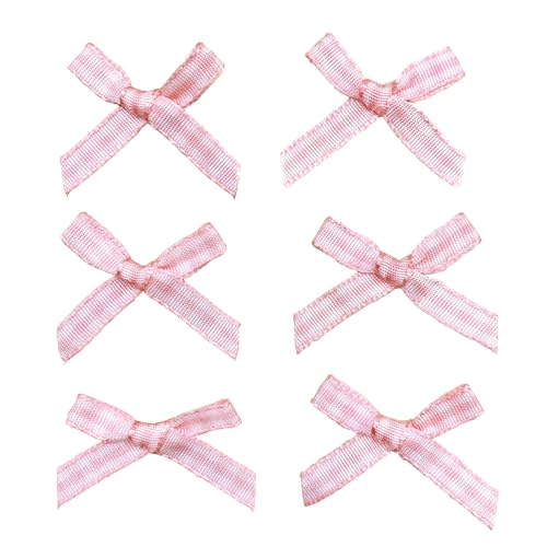 100 Stück Kleine Satinschleifen 3x3cm Kariert Karoband Bögen Deko Schleifen für DIY Nähen Hochzeit Party Geschenk Scrapbooking Taufe Kommunion Streudeko Haarschmuck Unterwäsche Verschönerung,Rosa 100 Stück Kleine Satinschleifen 3x3cm Kariert Karoband Bögen Deko Schleifen für DIY Nähen Hochzeit Party Geschenk Scrapbooking Taufe Kommunion Streudeko Haarschmuck Unterwäsche Verschönerung,Rosa von Duories