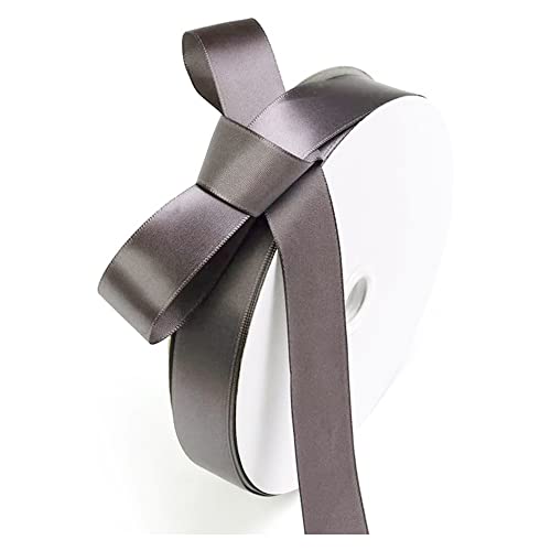 100 Yard Satinband Schleifenband Geschenkband Bänder zum Basteln,Stoffband Ringelband Dekoband Bögen für Weihnachten Hochzeit Valentinstag Taufe Geburtstags Party Geschenk Verpackung,10mm Dunkelgrau 100 Yard Satinband Schleifenband Geschenkband Bänder zum Basteln,Stoffband Ringelband Dekoband Bögen für Weihnachten Hochzeit Valentinstag Taufe Geburtstags Party Geschenk Verpackung,10mm Dunkelgrau von Duories