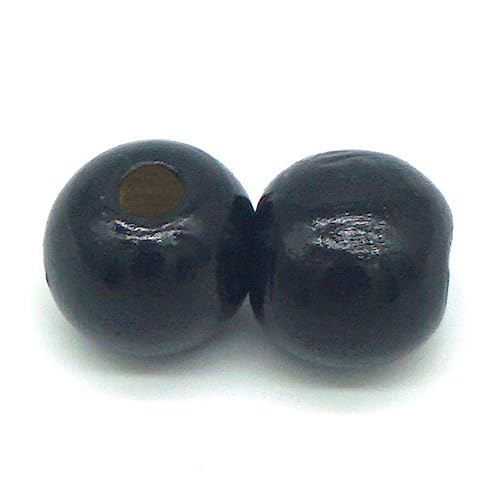 1000 Stück Natürliche Schwarz Runde Holzperlen zum Auffädeln,Holz Bastelperlen für DIY Handgefertigte Makramee Dekor Zubehör Schmuckherstellung Armband Halskette Handwerk,7x8mm (Lochdurchmesser 2-3mm) 1000 Stück Natürliche Schwarz Runde Holzperlen zum Auffädeln,Holz Bastelperlen für DIY Handgefertigte Makramee Dekor Zubehör Schmuckherstellung Armband Halskette Handwerk,7x8mm (Lochdurchmesser 2-3mm) von Duories