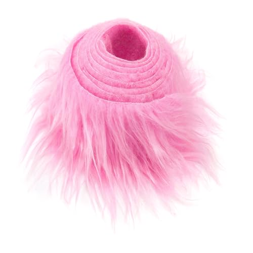 10cmx150cm Flauschige Kunstpelzband Kunstfell Band Fellstoff,Furry Faux Pelz Stoff Dekoband Zierband Plüsch Trim Plüschstoff Plüschband Borten Bänder zum Nähen Nähen Kleidung Weihnachtsdeko,Rosa von Duories