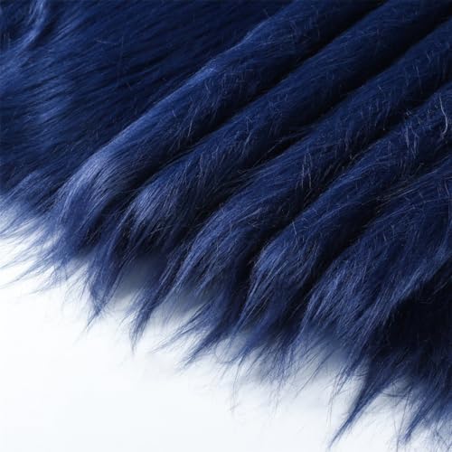 10cmx180cm Flauschige Kunstpelzband Kunstfell Band Fellstoff, Furry Faux Pelz Stoff Dekoband Zierband Plüsch Trim Plüschstoff Plüschband Borten Bänder zum Nähen Kleidung Weihnachtsdeko,Navy blau 10cmx180cm Flauschige Kunstpelzband Kunstfell Band Fellstoff, Furry Faux Pelz Stoff Dekoband Zierband Plüsch Trim Plüschstoff Plüschband Borten Bänder zum Nähen Kleidung Weihnachtsdeko,Navy blau von Duories