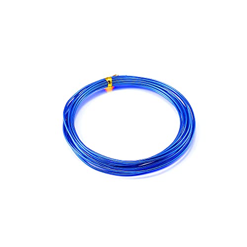 10m Basteldraht 1.0mm, Aluminium Craft Draht Blumendraht Aluminiumdraht Dekodraht Bindedraht für Blumengestecke, DIY Handwerk Dekorieren Schmuck Kranzherstellung, Schmuckdraht zum Basteln,Königsblau 10m Basteldraht 1.0mm, Aluminium Craft Draht Blumendraht Aluminiumdraht Dekodraht Bindedraht für Blumengestecke, DIY Handwerk Dekorieren Schmuck Kranzherstellung, Schmuckdraht zum Basteln,Königsblau von Duories