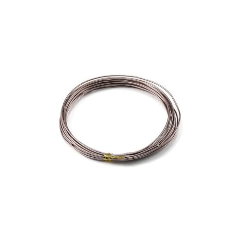 10m Basteldraht 1.0mm, Aluminium Craft Draht Blumendraht Aluminiumdraht Dekodraht Bindedraht für Blumengestecke, DIY Handwerk Dekorieren Schmuck Kranzherstellung, Schmuckdraht zum Basteln,Braun 10m Basteldraht 1.0mm, Aluminium Craft Draht Blumendraht Aluminiumdraht Dekodraht Bindedraht für Blumengestecke, DIY Handwerk Dekorieren Schmuck Kranzherstellung, Schmuckdraht zum Basteln,Braun von Duories