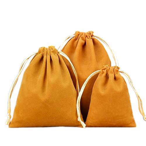 12 Stück Samtbeutel Schmuckbeutel, Kleine Stoff Beutel mit Kordelzug, Samt Säckchen Geschenkbeutel Stoffsäckchen zum Befüllen für Schmuck Hochzeit Weihnachten Geburtstag Party Geschenk,20x25cm Khaki 12 Stück Samtbeutel Schmuckbeutel, Kleine Stoff Beutel mit Kordelzug, Samt Säckchen Geschenkbeutel Stoffsäckchen zum Befüllen für Schmuck Hochzeit Weihnachten Geburtstag Party Geschenk,20x25cm Khaki von Duories