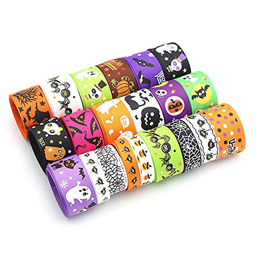 12 Yard Halloween Satinband Schleifenband Dekoband Bastelband Geschenkband Nähband Zierband Stoffband Satin für Geschenkverpackung Blumenstrauß DIY Basteln Schleife Haarschmuck Hochzeit Kostüme 12 Yard Halloween Satinband Schleifenband Dekoband Bastelband Geschenkband Nähband Zierband Stoffband Satin für Geschenkverpackung Blumenstrauß DIY Basteln Schleife Haarschmuck Hochzeit Kostüme von Duories